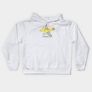 dinosaur pterodactyl Kids Hoodie